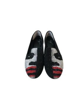 Giuseppe Zanotti Joker Crystal Embellished Loafers Size 36 (US 5.5)
